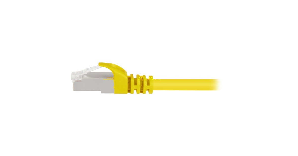 RJ45 Stecker CAT.6 S/FTP(gelb, 1,5 Meter)