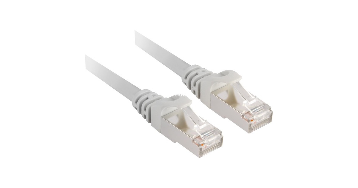 Sharkoon Patchkabel RJ-45 Cat.6 S/FTP(grau, 2 Meter)