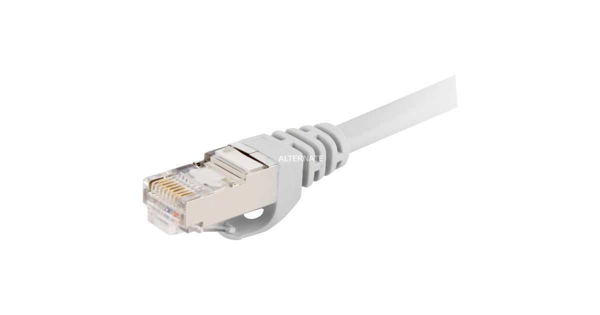 Sharkoon Patchkabel RJ-45 Cat.6 S/FTP(grau, 2 Meter)