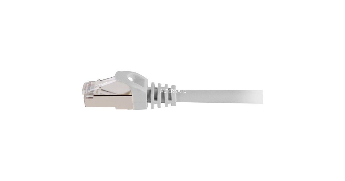 Sharkoon Patchkabel RJ-45 Cat.6 S/FTP(grau, 2 Meter)