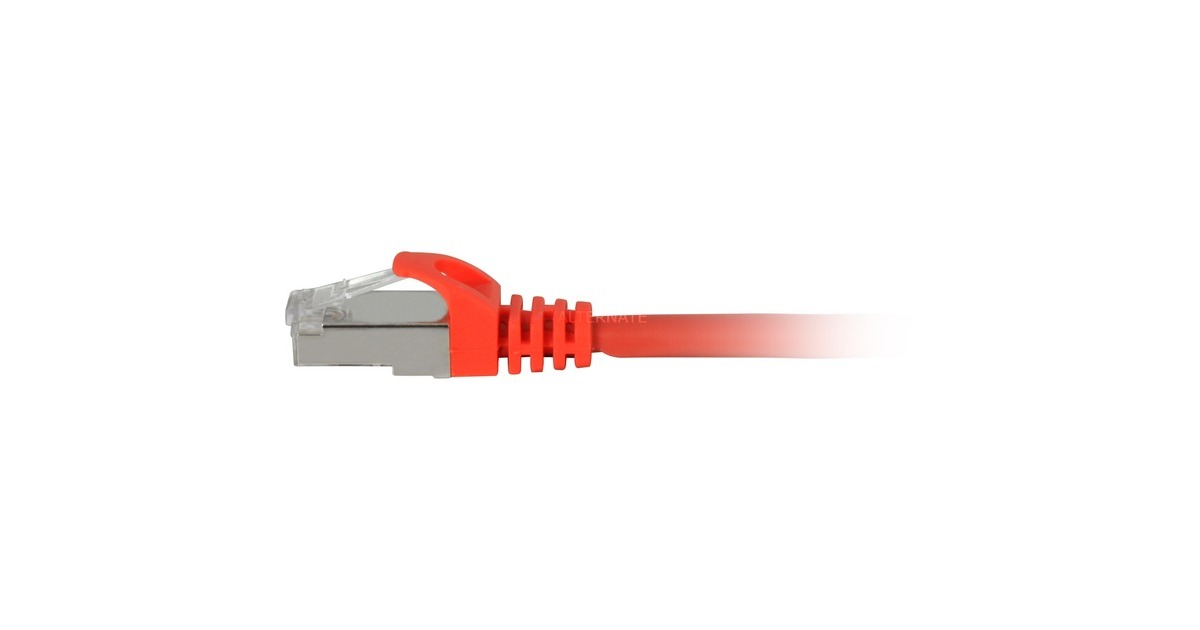 Sharkoon Patchkabel SFTP, RJ-45, mit Cat.7a Rohkabel(rot, 7,5 Meter)