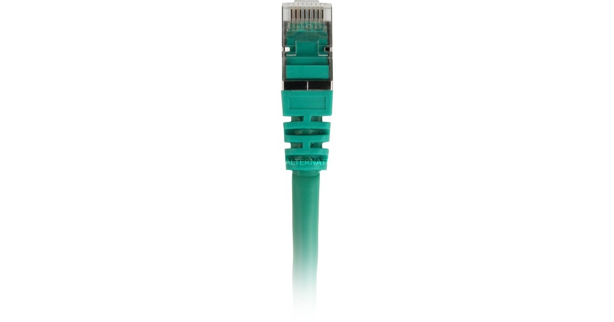 Sharkoon Patchkabel SFTP, RJ-45, mit Cat.7a Rohkabel(grün, 1 Meter)