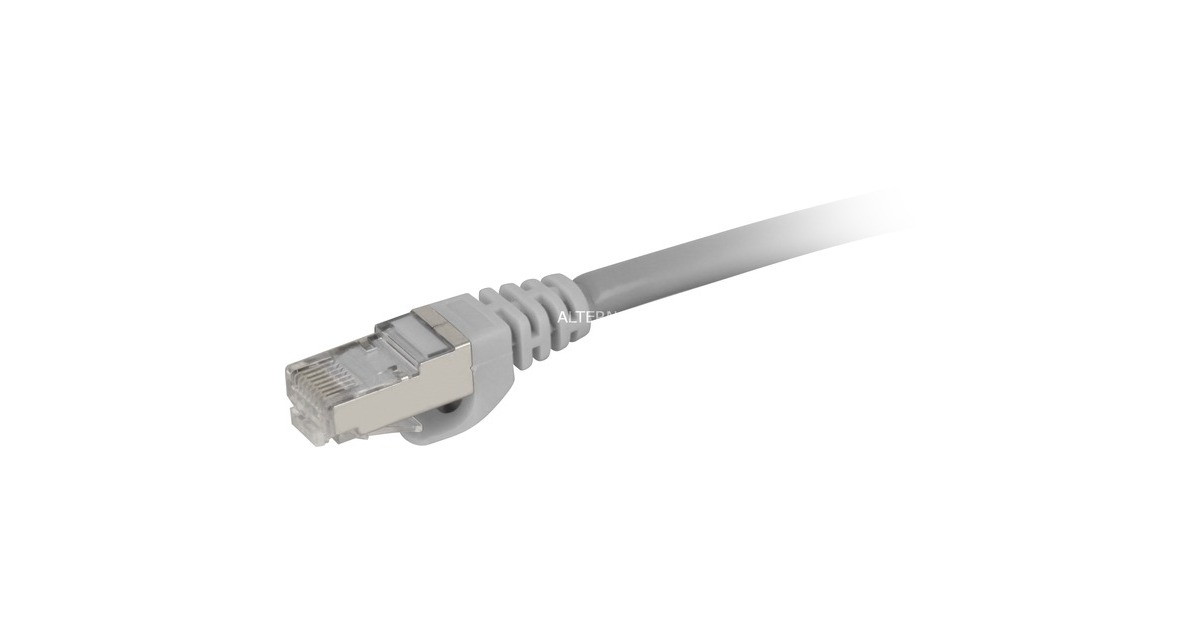 Sharkoon Patchkabel SFTP, RJ-45, mit Cat.7a Rohkabel(grau, 50cm)