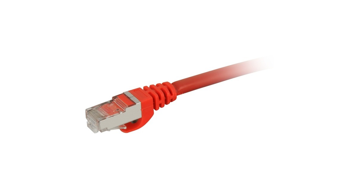 Sharkoon Patchkabel SFTP, RJ-45, mit Cat.7a Rohkabel(rot, 5 Meter)