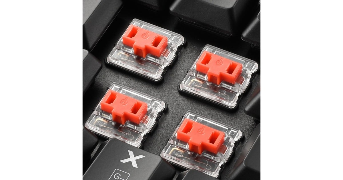 Sharkoon PureWriter TKL RGB, Gaming-Tastatur(schwarz, DE-Layout, Kailh Choc Low Profile Red)