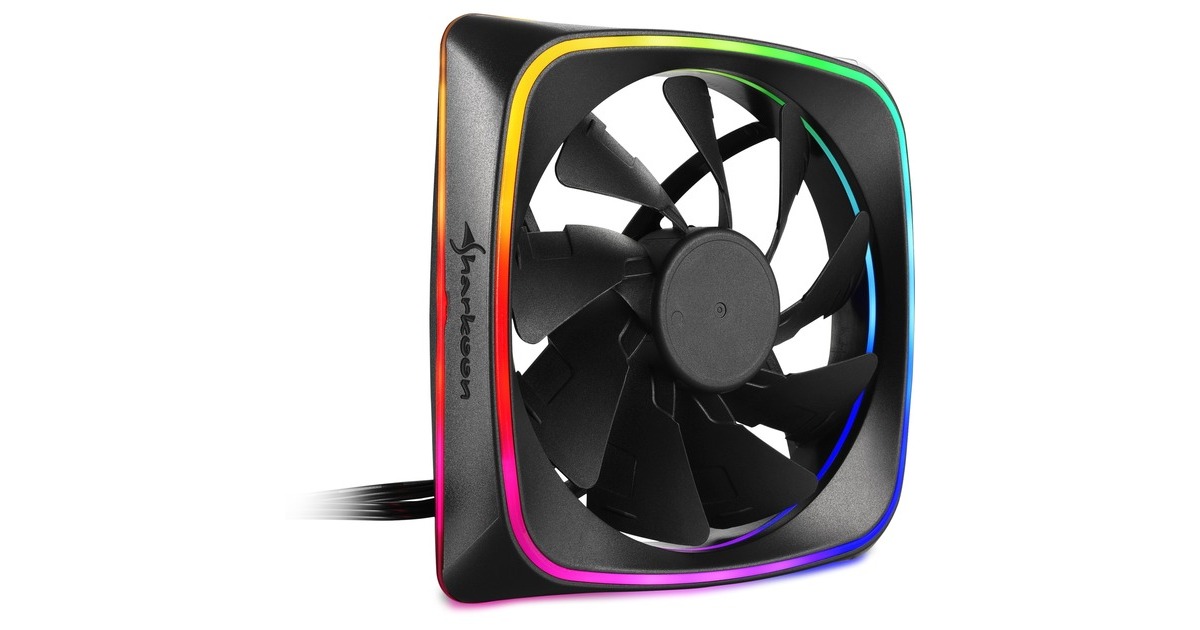 Sharkoon RGB SHARK Lights, Gehäuselüfter(schwarz)