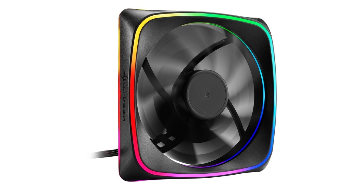Sharkoon RGB SHARK Lights, Gehäuselüfter(schwarz)
