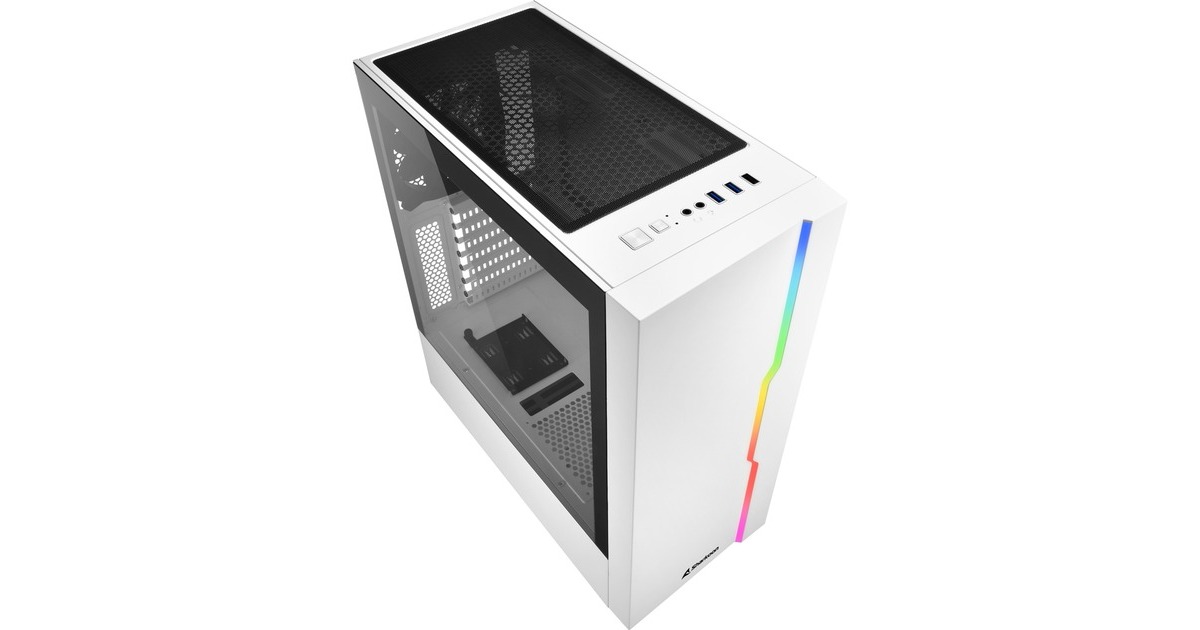 Sharkoon RGB SLIDER White, Tower-Gehäuse(weiß)