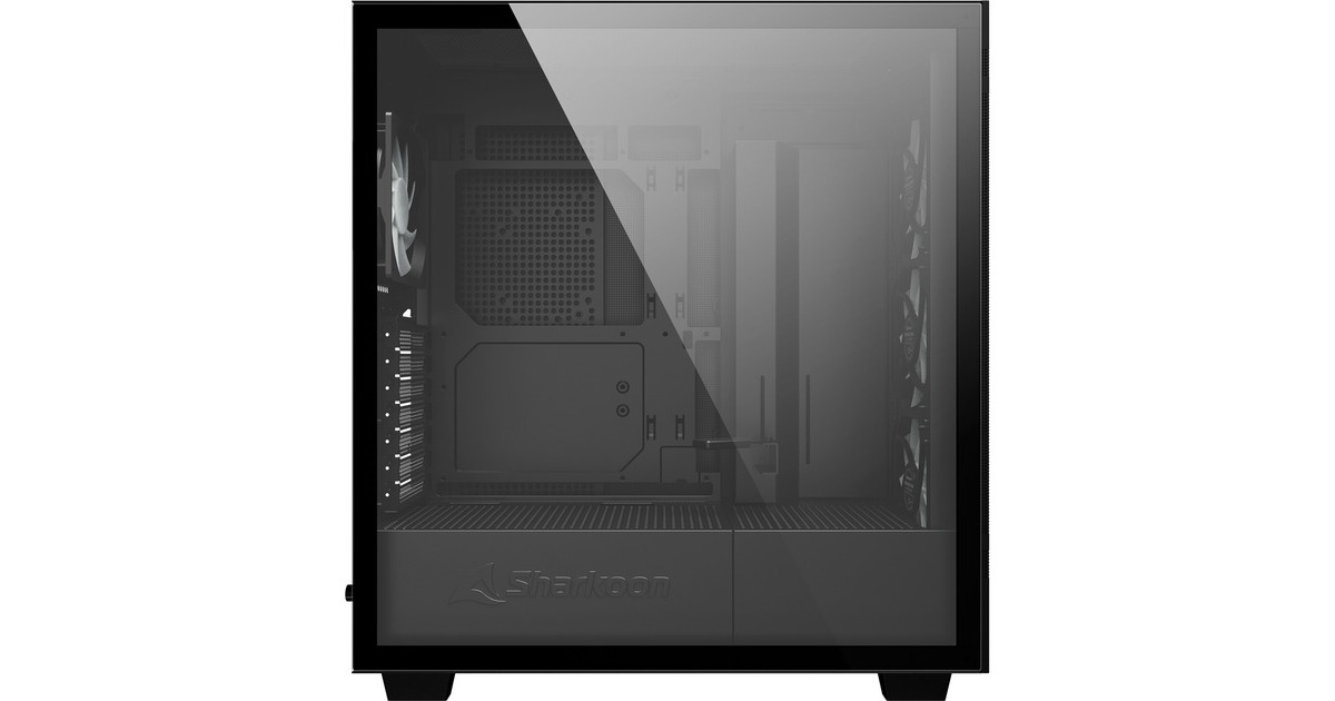 Sharkoon Rebel C50 RGB, Tower-Gehäuse(schwarz, Gehärtetes Glas)