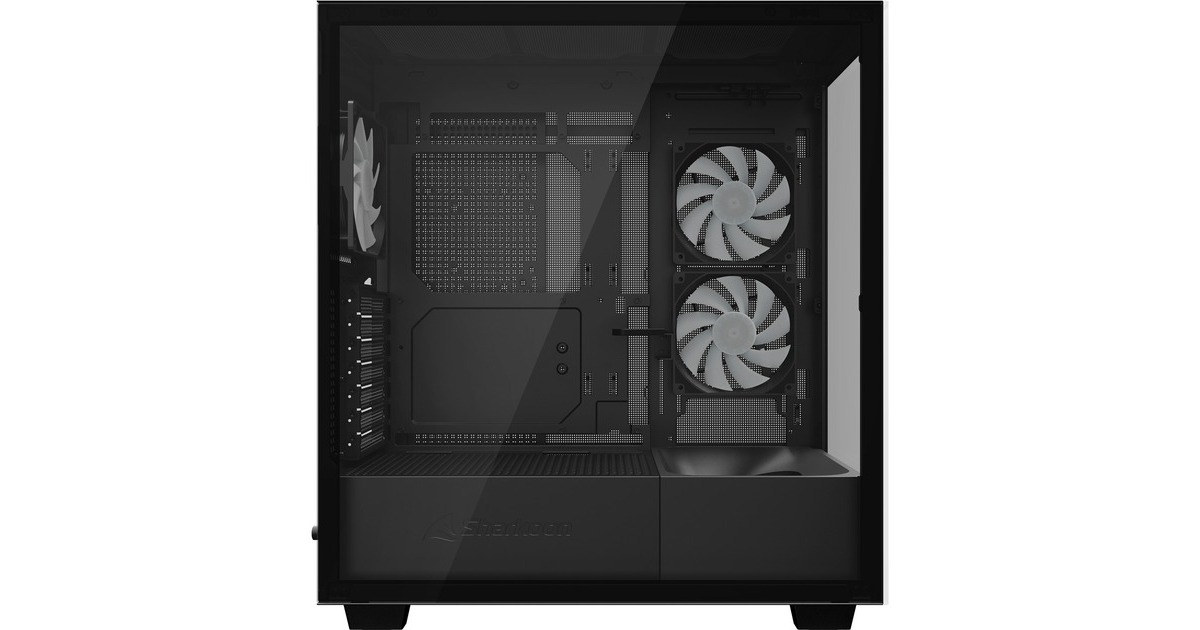 Sharkoon Rebel C60 RGB , Tower-Gehäuse(schwarz, Tempered Glass)