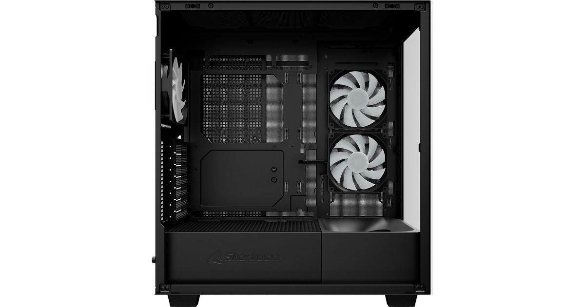Sharkoon Rebel C60 RGB , Tower-Gehäuse(schwarz, Tempered Glass)