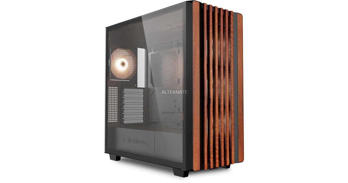 Sharkoon Rebel C70G RGB , Tower-Gehäuse(schwarz, Tempered Glass)