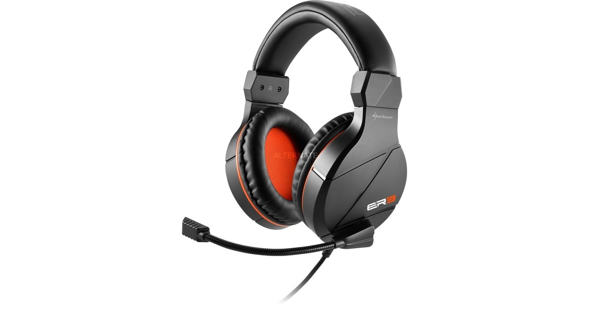 Sharkoon Rush ER3, Gaming-Headset(schwarz, Klinke)