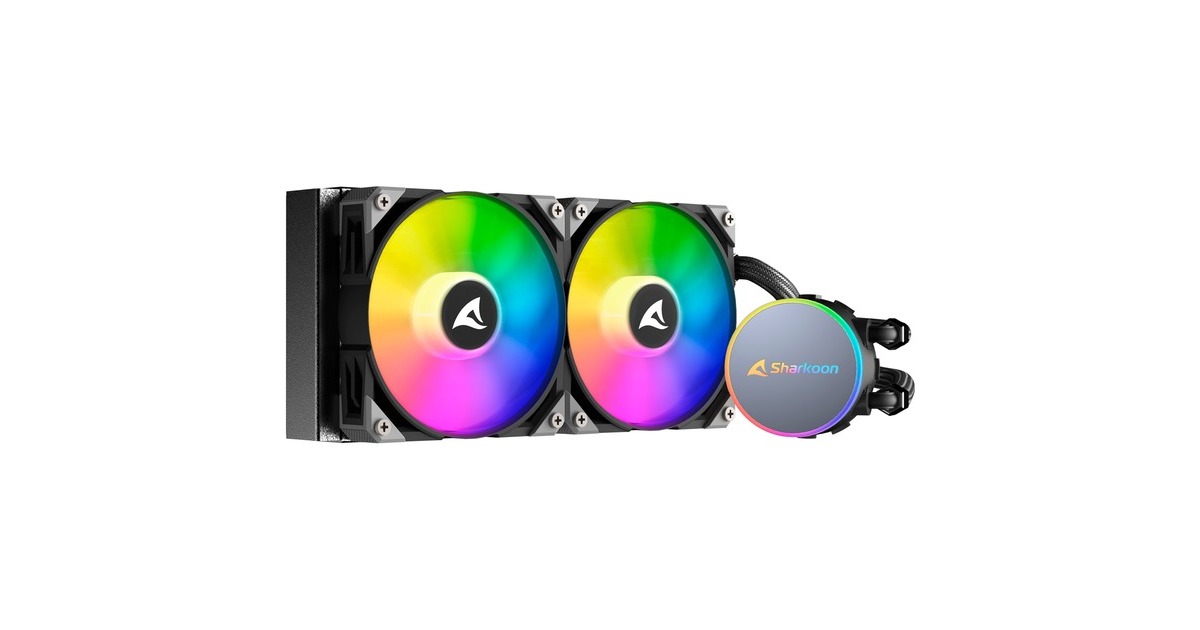 Sharkoon S70 RGB AIO 240mm, Wasserkühlung(schwarz)
