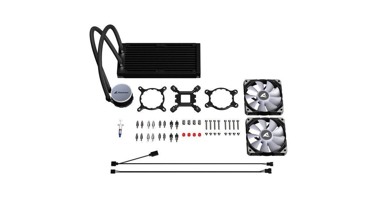 Sharkoon S70 RGB AIO 240mm, Wasserkühlung(schwarz)
