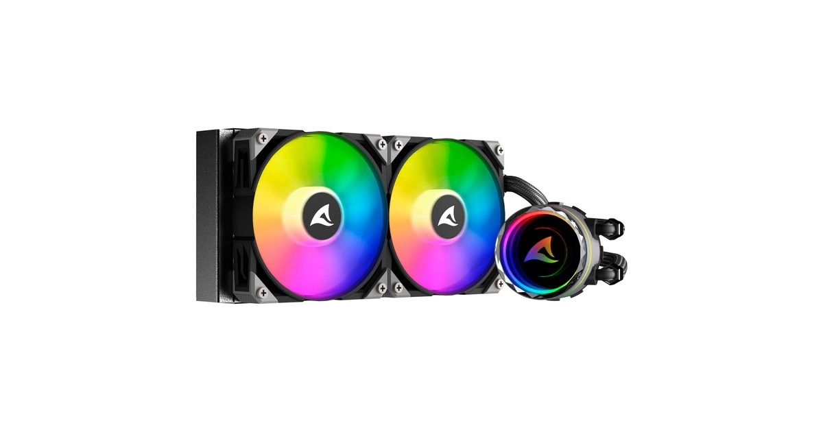 Sharkoon S80 RGB AIO 240mm, Wasserkühlung(schwarz)