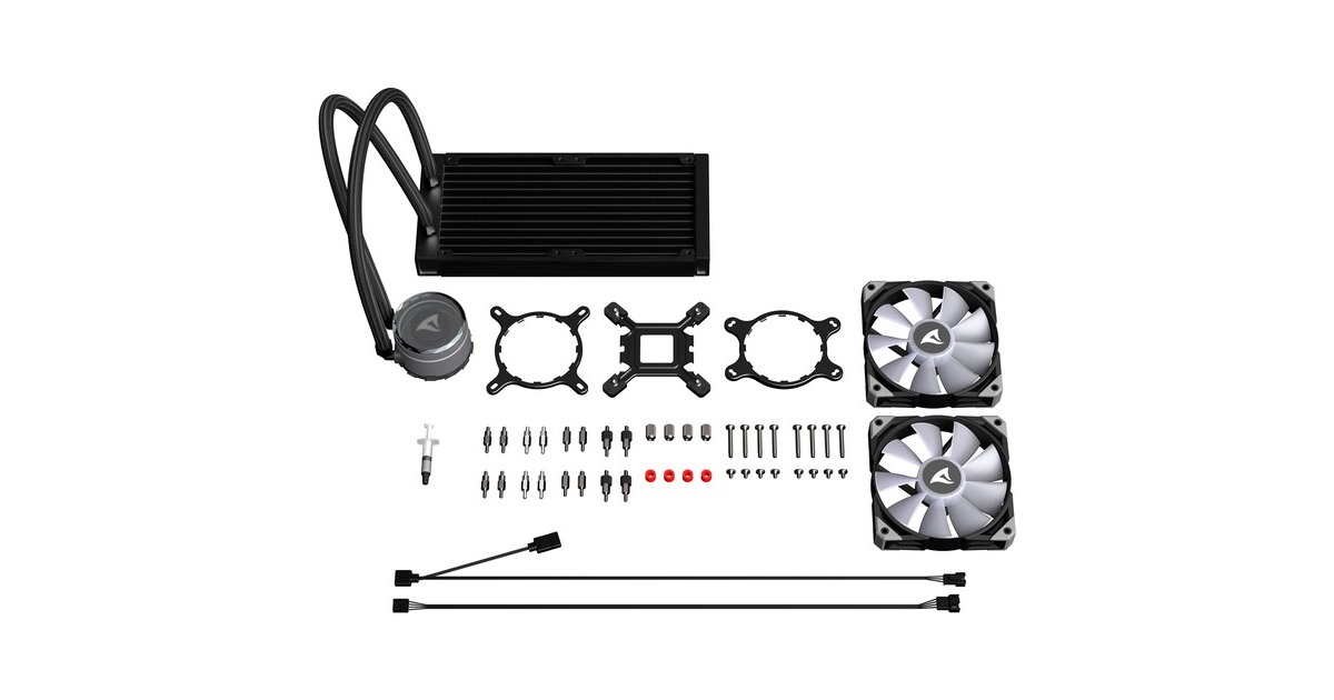 Sharkoon S80 RGB AIO 240mm, Wasserkühlung(schwarz)