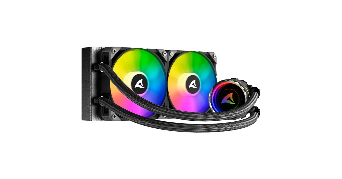 Sharkoon S80 RGB AIO 240mm, Wasserkühlung(schwarz)