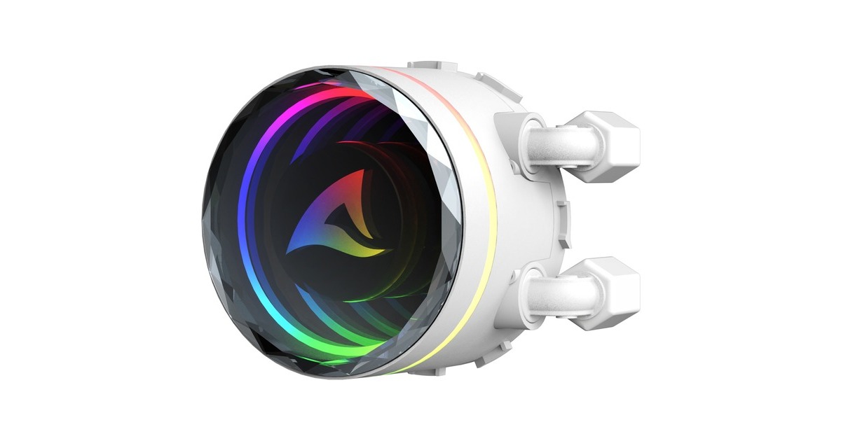 Sharkoon S80 RGB White AIO 240mm, Wasserkühlung(weiß)