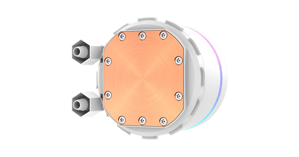 Sharkoon S80 RGB White AIO 240mm, Wasserkühlung(weiß)