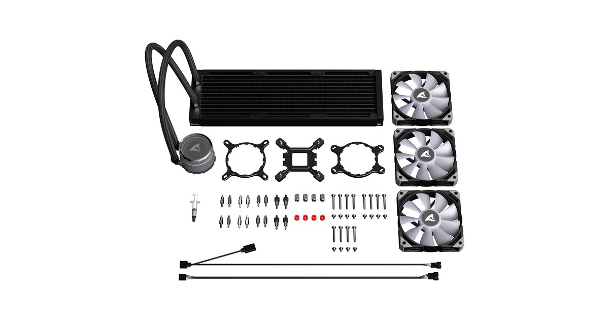 Sharkoon S90 RGB AIO 360mm, Wasserkühlung(schwarz)