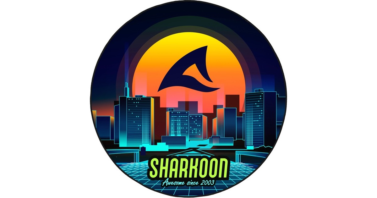 Sharkoon SFM11 Retro, Schutzmatte(blau/gelb)