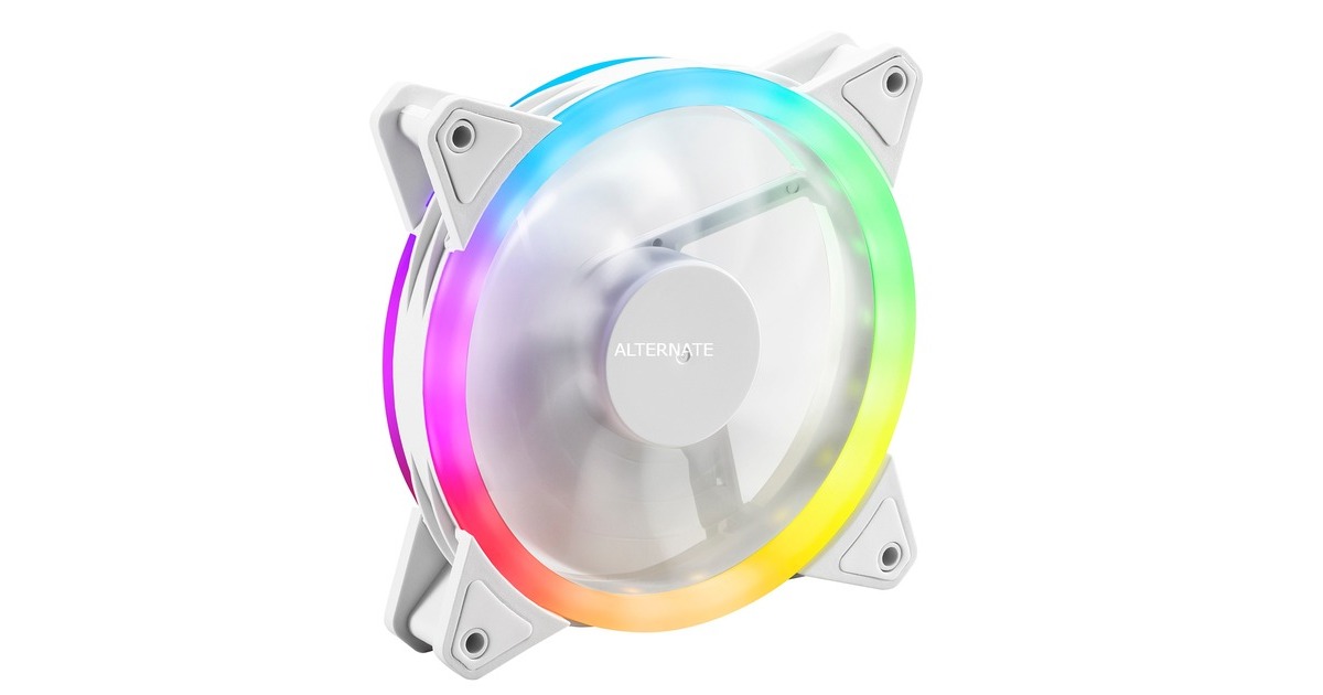 Sharkoon SHARK Blades PWM RGB Fan, Gehäuselüfter(weiß)
