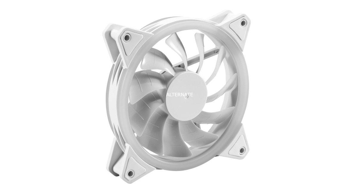 Sharkoon SHARK Blades PWM RGB Fan, Gehäuselüfter(weiß)