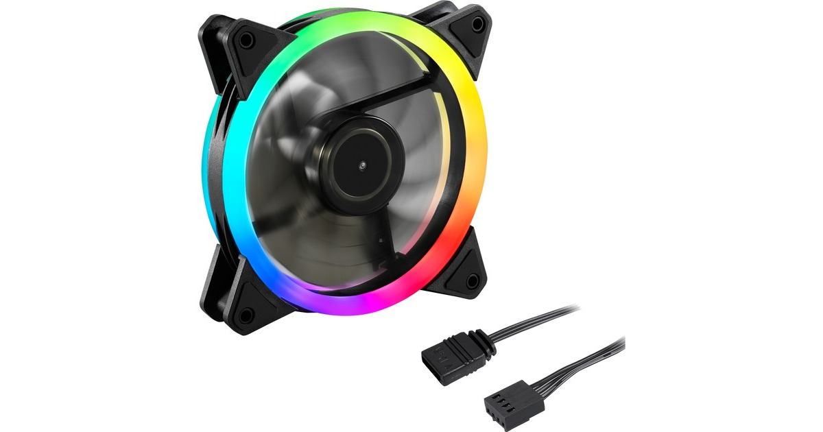 Sharkoon SHARK Blades PWM RGB Fan, Gehäuselüfter(schwarz)