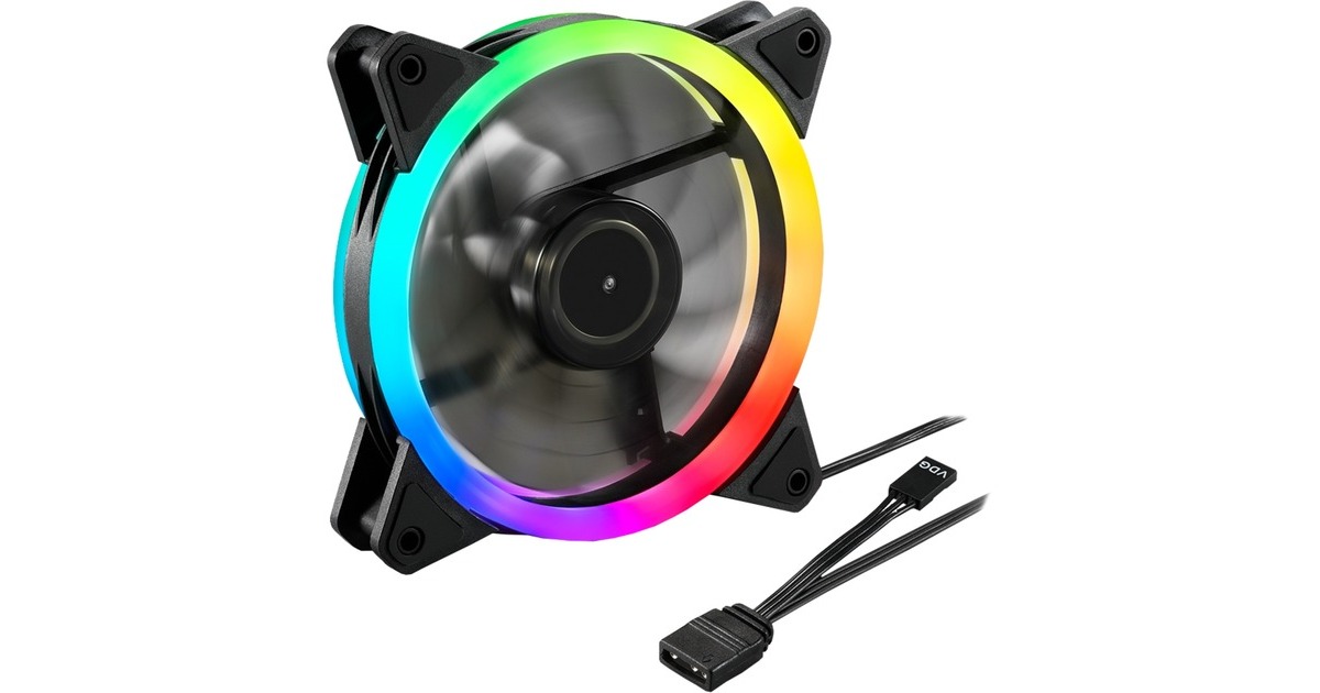 Sharkoon SHARK Blades RGB Fan, Gehäuselüfter(schwarz)