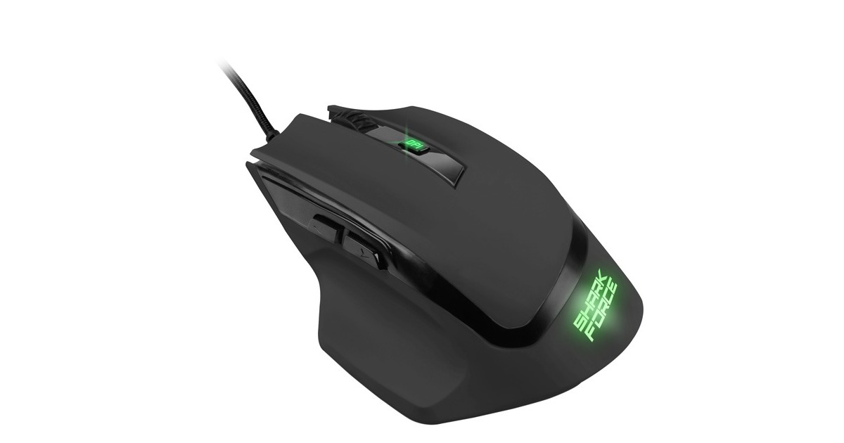 Sharkoon SHARK Force II, Gaming-Maus(schwarz)