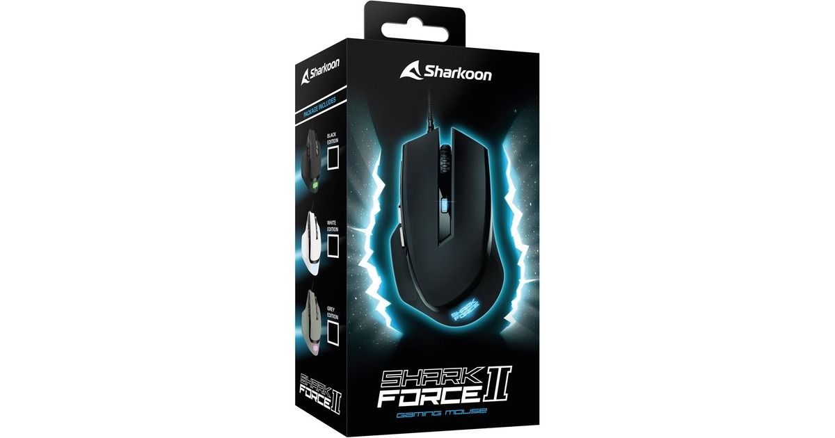Sharkoon SHARK Force II, Gaming-Maus(schwarz)