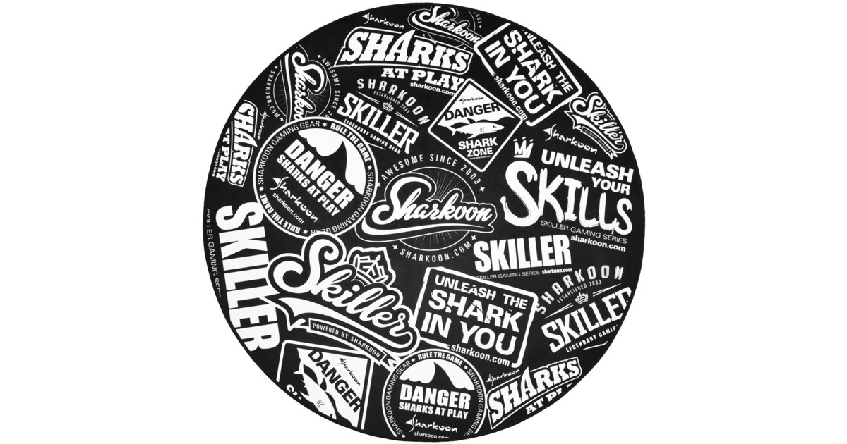 Sharkoon SKILLER SFM10, Schutzmatte(schwarz/weiß)