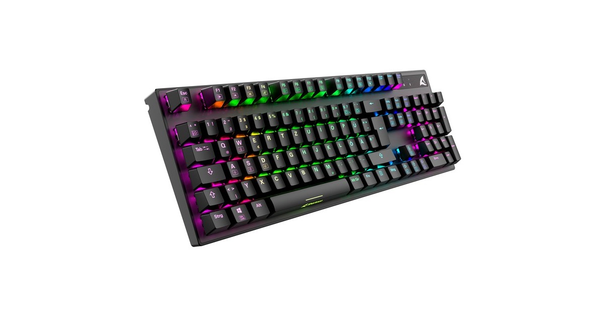 Sharkoon SKILLER SGK20, Gaming-Tastatur(schwarz, DE-Layout, Huano Brown)