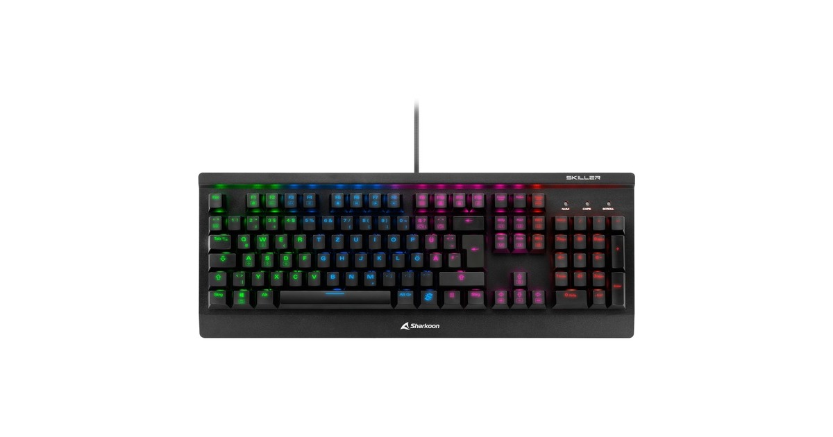 Sharkoon SKILLER SGK3, Gaming-Tastatur(schwarz, DE-Layout, Kailh Red, Outlet) Sharkoon SKILLER SGK3, Gaming-Tastatur(schwarz, DE-Layout, Kailh Red, Outlet)
