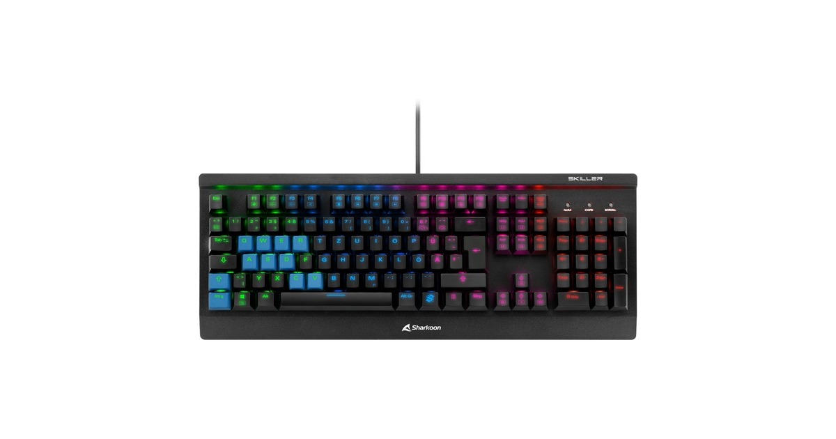 Sharkoon SKILLER SGK3, Gaming-Tastatur(schwarz, DE-Layout, Kailh Red, Outlet) Sharkoon SKILLER SGK3, Gaming-Tastatur(schwarz, DE-Layout, Kailh Red, Outlet)