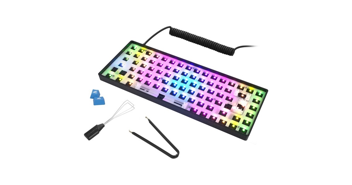 Sharkoon SKILLER SGK50 S3 Barebone, Gaming-Tastatur(schwarz)