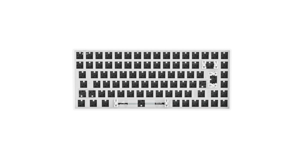 Sharkoon SKILLER SGK50 S3 Barebone, Gaming-Tastatur(weiß, Outlet)
