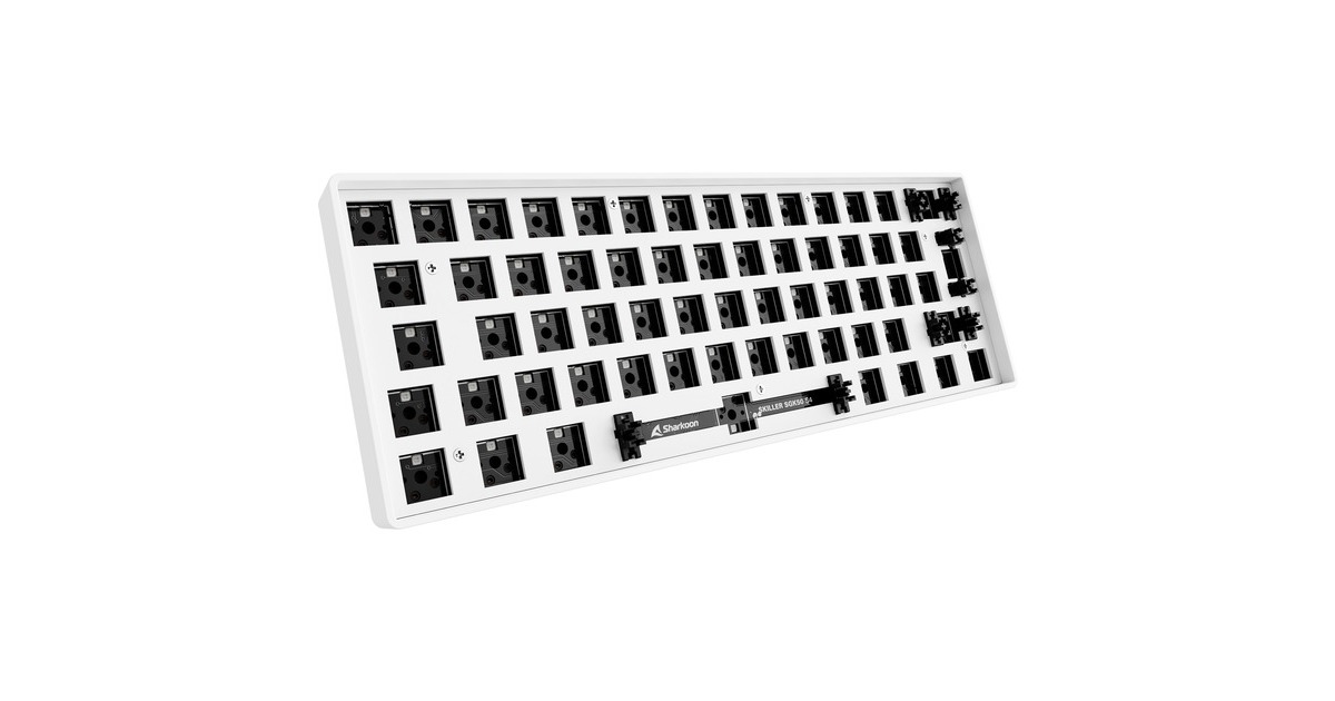 Sharkoon SKILLER SGK50 S4 Barebone, Gaming-Tastatur(weiß, ISO-Layout)