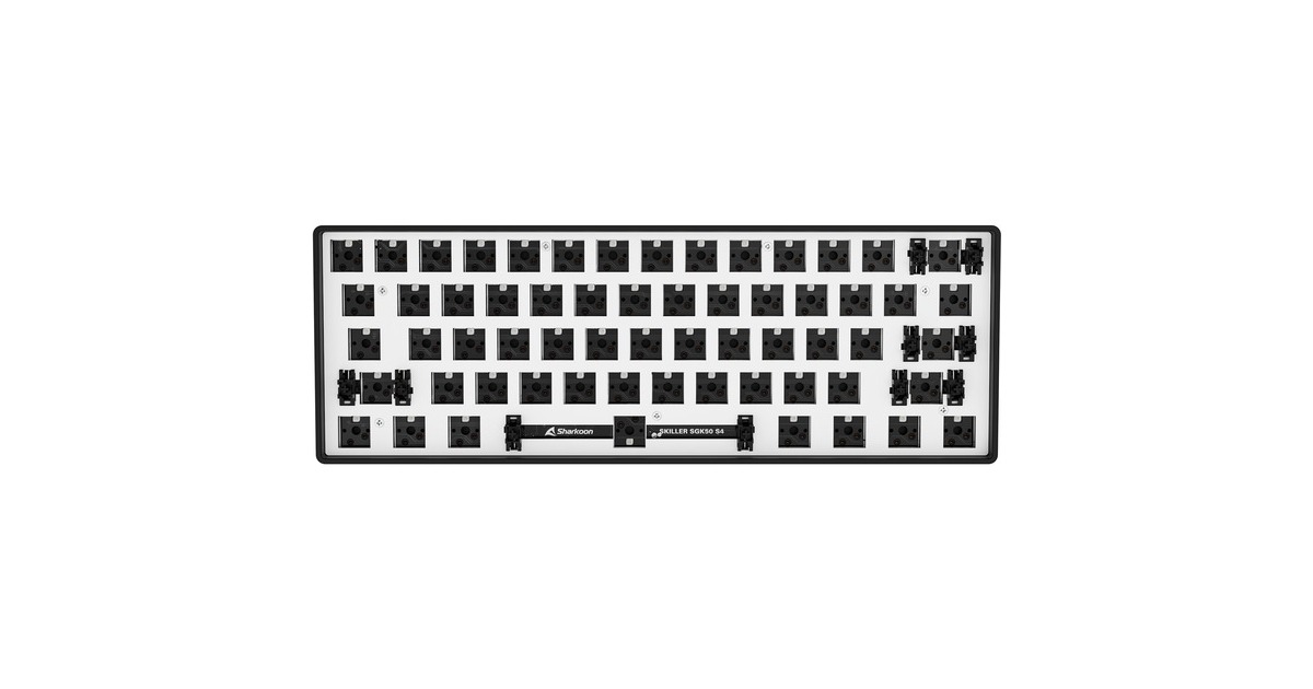 Sharkoon SKILLER SGK50 S4 Barebone, Gaming-Tastatur(schwarz, ANSI-Layout)