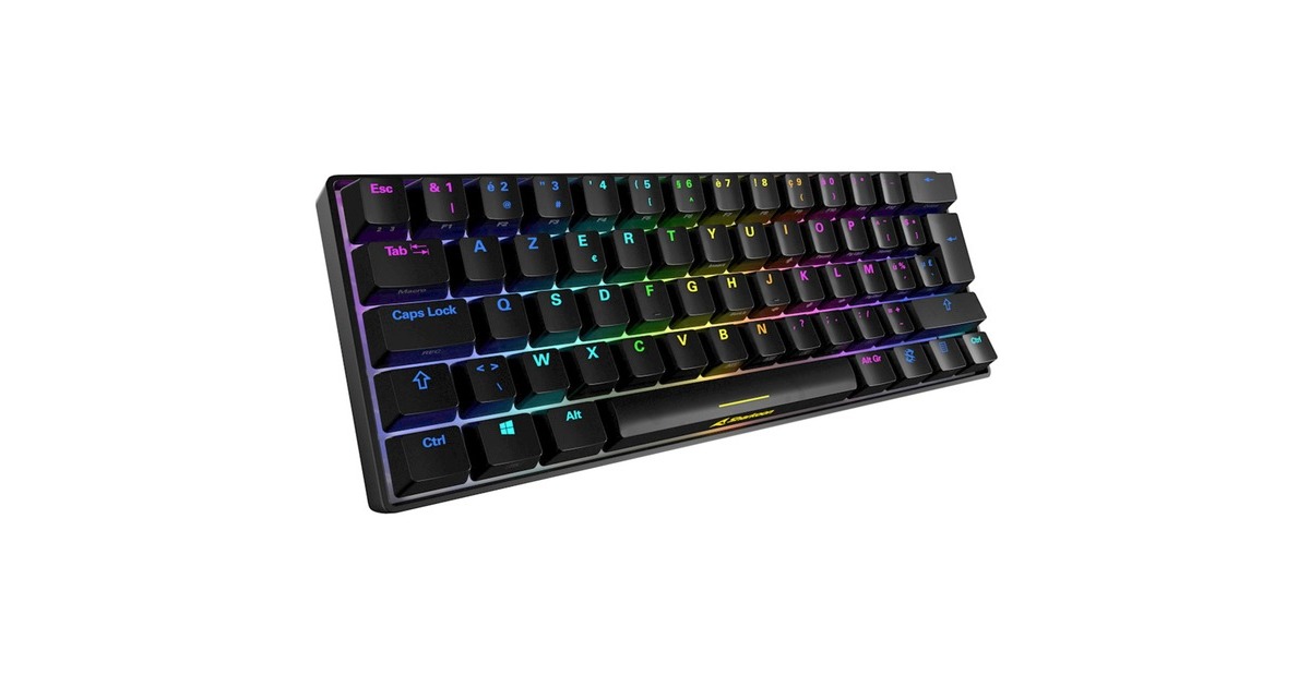 Sharkoon SKILLER SGK50 S4, Gaming-Tastatur(schwarz, BE-Layout, Kailh Red)