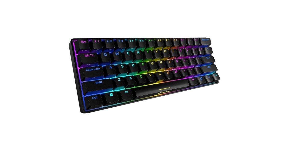 Sharkoon SKILLER SGK50 S4, Gaming-Tastatur(schwarz, US-Layout, Kailh Blue)