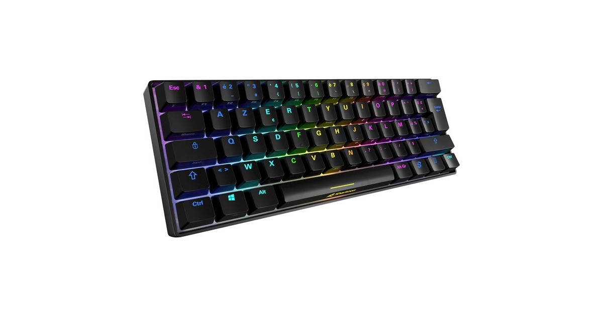 Sharkoon SKILLER SGK50 S4, Gaming-Tastatur(schwarz, FR-Layout, Kailh Red)