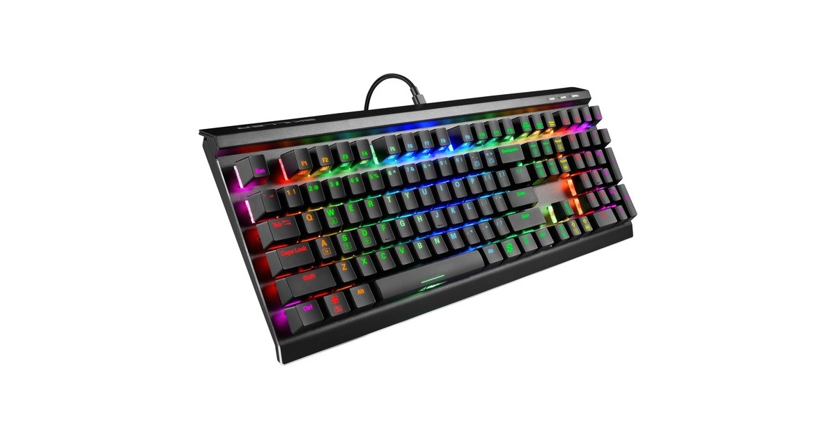 Sharkoon SKILLER SGK60, Gaming-Tastatur(schwarz, US-Layout, Kailh Box Red)