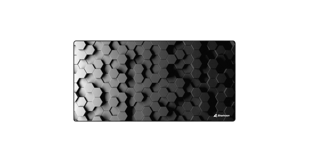 Sharkoon SKILLER SGP30 Big Hex, Gaming-Mauspad(hellgrau/dunkelgrau)