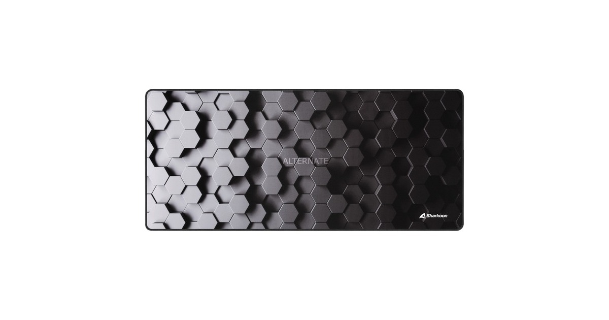 Sharkoon SKILLER SGP30 XXL Hex, Gaming-Mauspad(hellgrau/dunkelgrau)