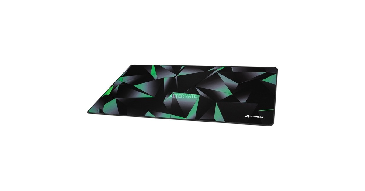 Sharkoon SKILLER SGP30 XXL Stealth, Gaming-Mauspad(schwarz/hellgrün)