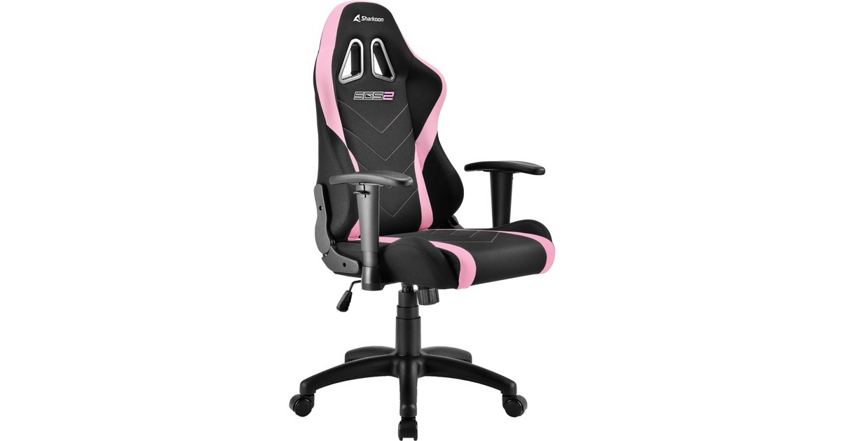 Sharkoon SKILLER SGS2 Jr., Gaming-Stuhl(schwarz/rosa)