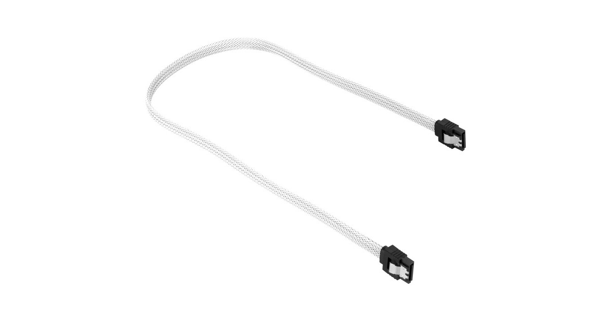Sharkoon Sata III Kabel sleeve(weiß, 30 cm)