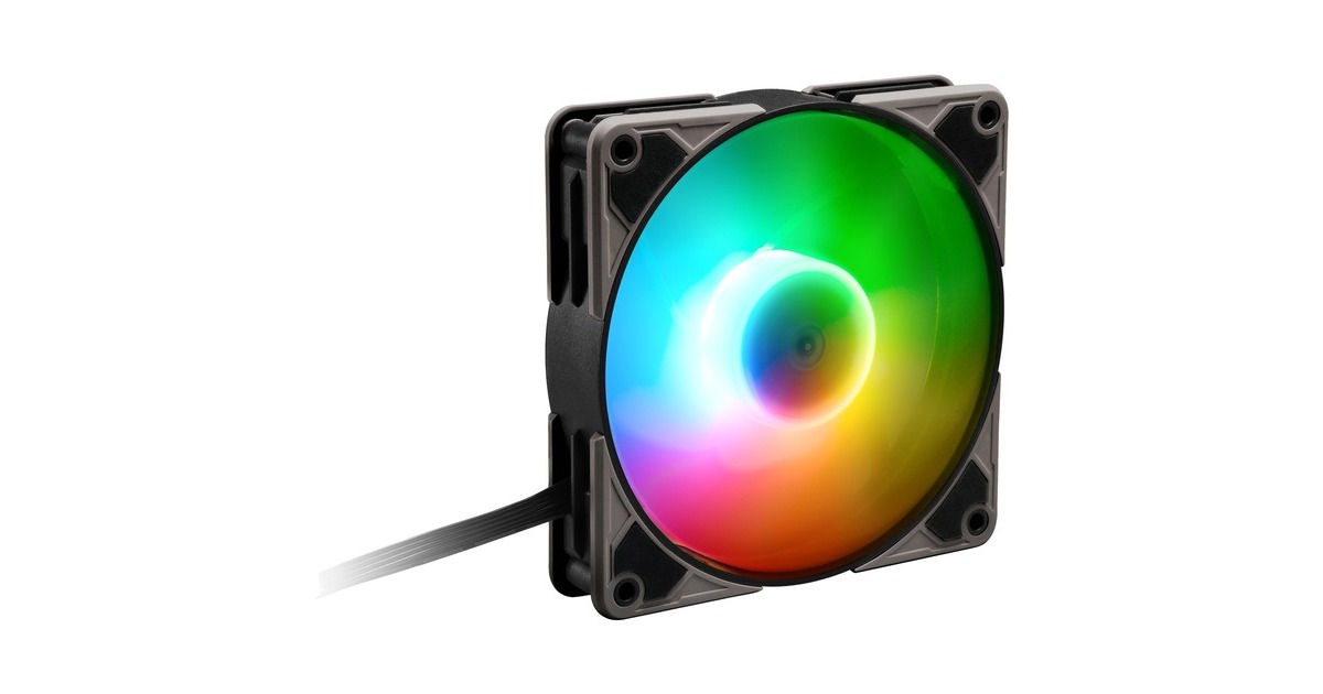 Sharkoon SilentStorm 120 PWM RGB Fan, Gehäuselüfter